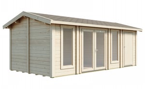 Lillevilla Pavilion 6m x 3m Log Cabin